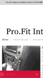 Mobile Screenshot of pro-fit-intl.com